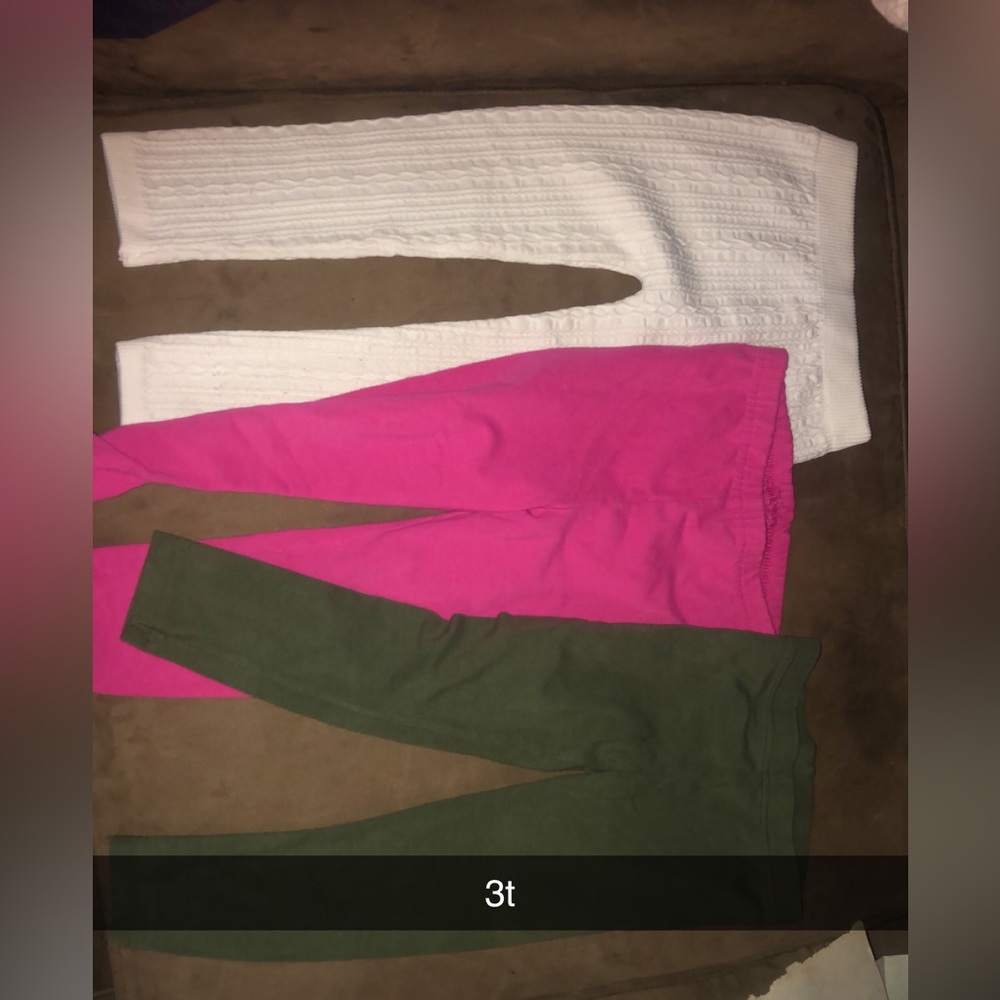 Girls 3t leggings lot